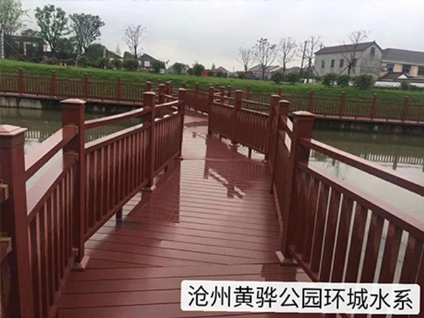 弘之木木塑护栏--公园建材首选
