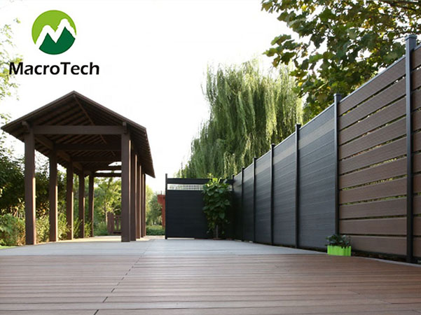 户外场所使用木塑地板可以有效防滑